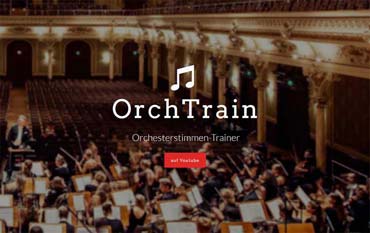 Im virtuellen Orchester mitspielen oder für eine Aufführung mit dem echten Orchester üben - Orchesterstimmen-Trainer (von Benjamin Erhardt)