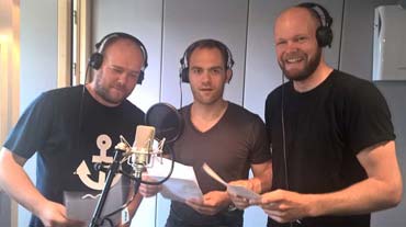 Werner, André, Sören: Ein Teil der 'Kai und Anna' Allstars
