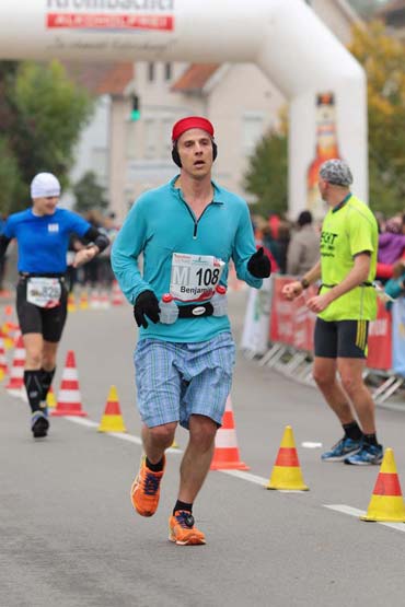 Benjamin Erhardt Marathonzieleinlauf