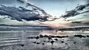 Die Bucht vor Antibes